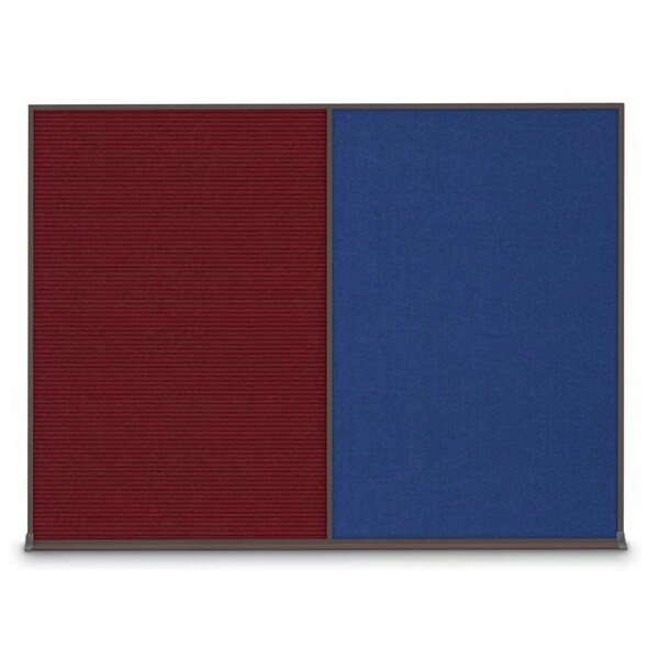 Double Door Radius Plus Corkboard, 60"X